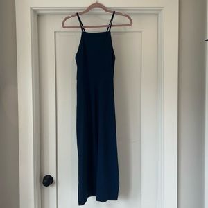 NWT Madewell blue midi dress w/ adjustable straps!